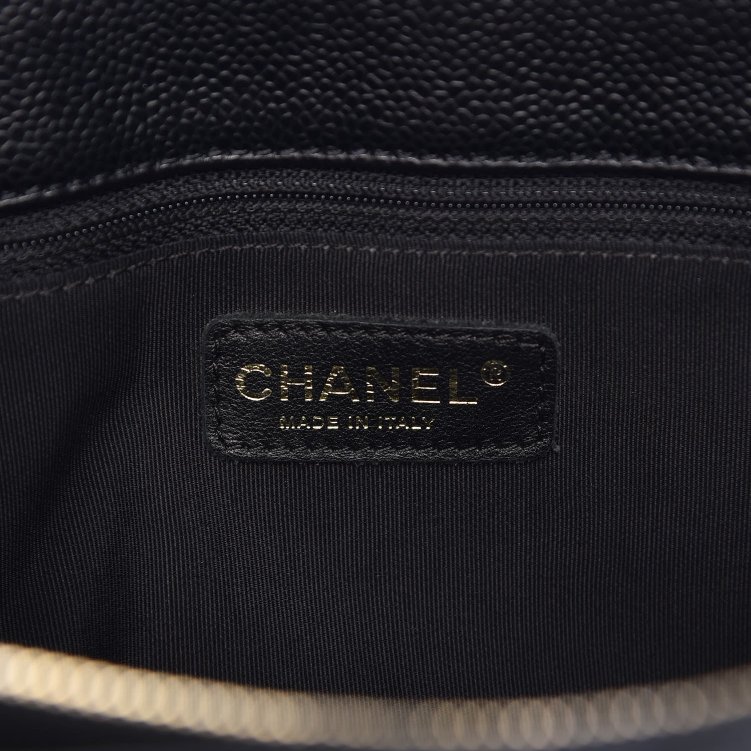 Chanel Caviar Quilted Grand Shopping Tote GST Black 6 of 8