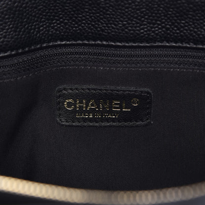 Chanel Caviar Quilted Grand Shopping Tote GST Black 6 of 8