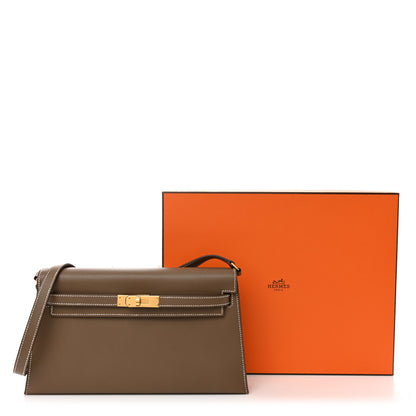Hermes Madame Calfskin Kelly Elan Etoupe 11 of 11