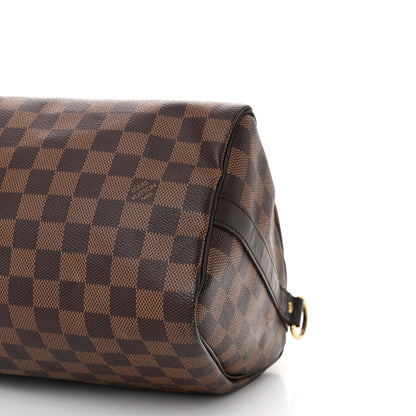 Louis Vuitton Damier Ebene Speedy Bandouliere 25 10 of 11