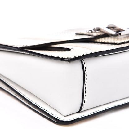 Proenza Schouler Elaphe Ayers Hava Shoulder Bag White Beige Silver 6 of 13