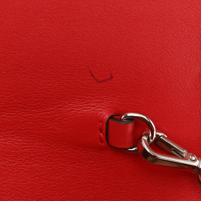 Jimmy Choo Satin Crystal Embellished Madeline Clutch Red 12 of 12