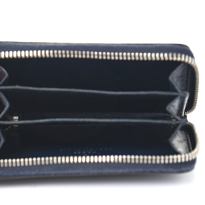 Gucci Guccissima Zip Around Card Case Blue 7 of 8