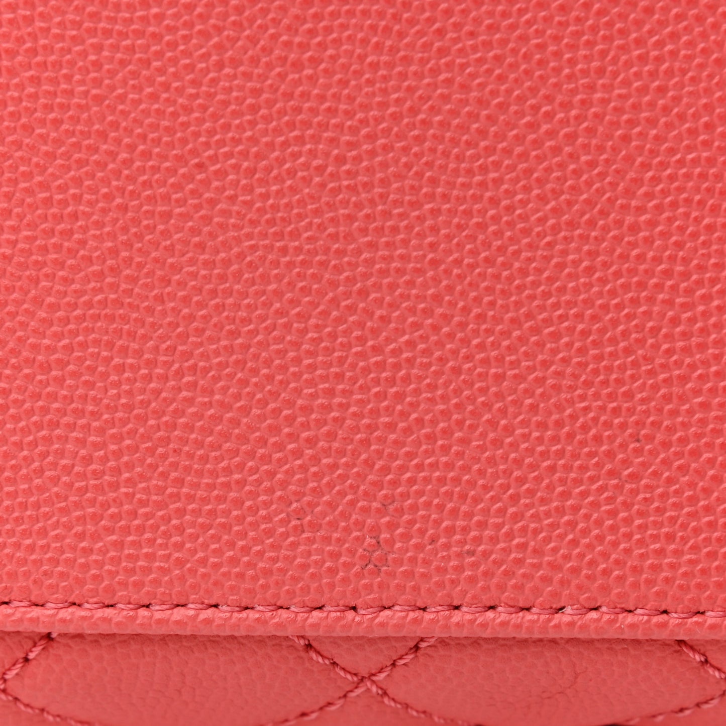 Caviar Lizard Embossed Quilted Mini Coco Handle Flap Pink