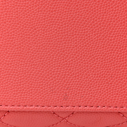 Chanel Caviar Lizard Embossed Quilted Mini Coco Handle Flap Pink 11 of 15