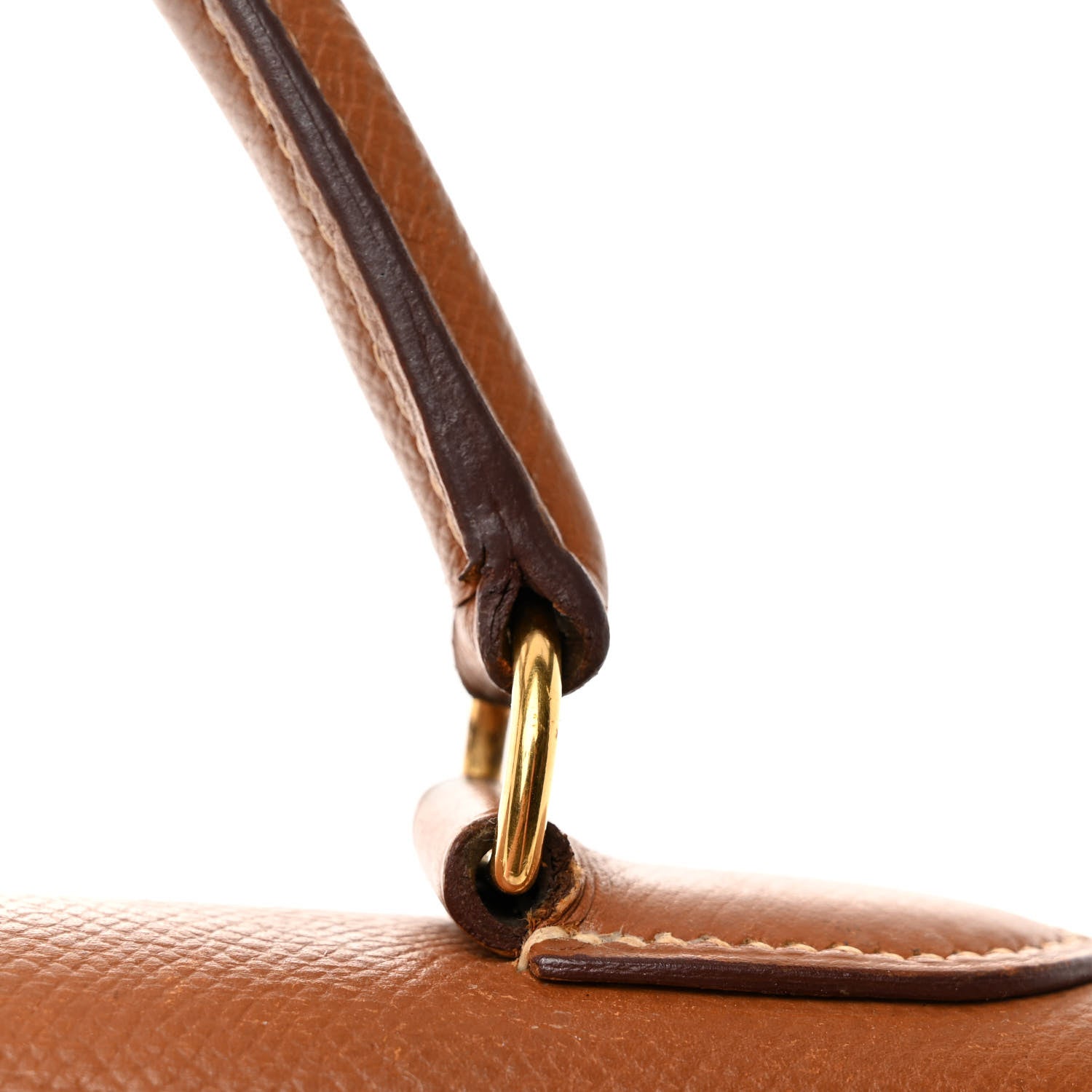 Hermes Courchevel Kelly Sellier 28 Gold 11 of 14
