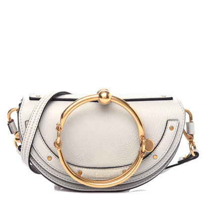 Chloe Calfskin Small Nile Bracelet Minaudiere Bag Airy Grey 1 of 11
