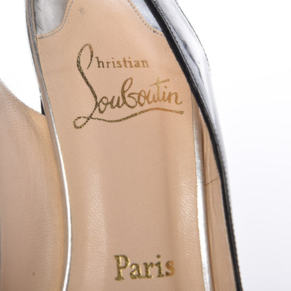Christian Louboutin Patent Soso 100 Pumps 38.5 Black 9 of 18