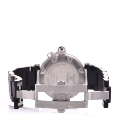 Cartier Stainless Steel Rubber 40mm Pasha C Seatimer Automatic Watch Black 6 of 7