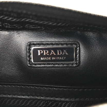 Prada Saffiano Travel Small Brique Crossbody Bag Black 6 of 9