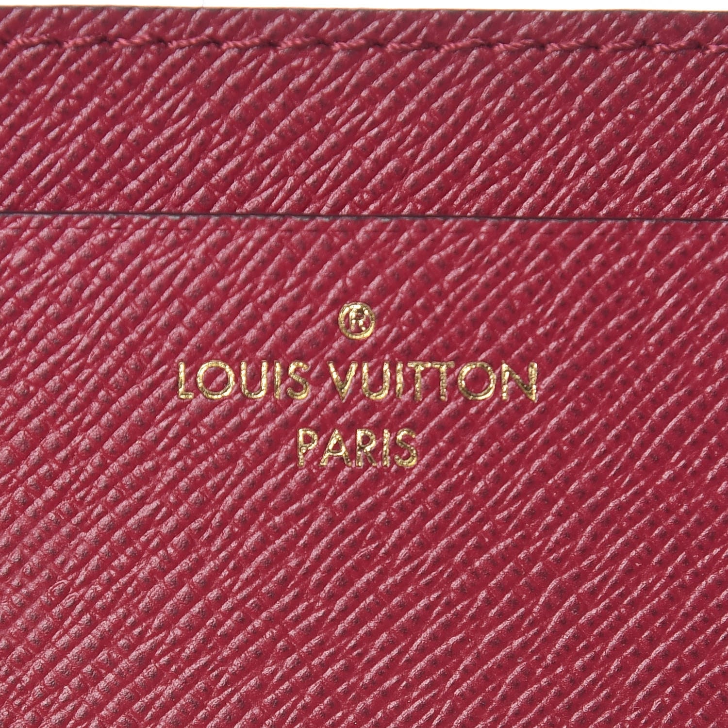 Louis Vuitton Calfskin Jeanne Wallet Insert Fuchsia 6 of 6