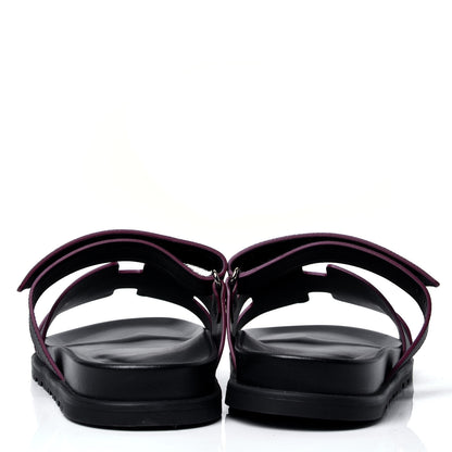 Hermes Epsom Mens Chypre Sandals 44 Black 5 of 5