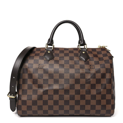 Louis Vuitton Damier Ebene Speedy Bandouliere 30 1 of 10