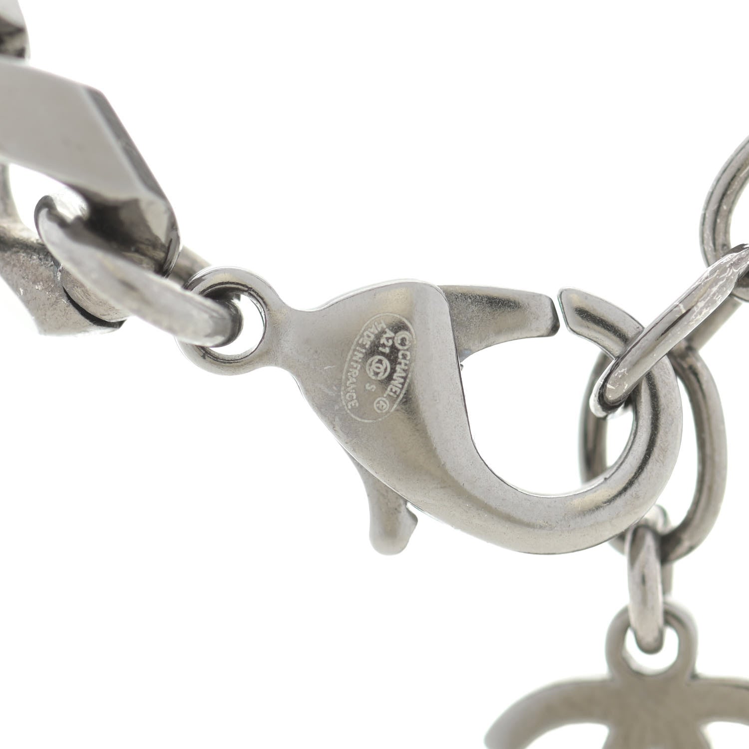 Chanel Crystal CC Forever Necklace Ruthenium 5 of 5