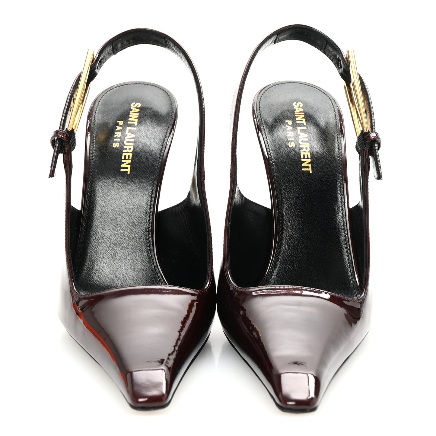 Vernice Gloss Lee 110 Slingback Pumps 38 Marron Glacé