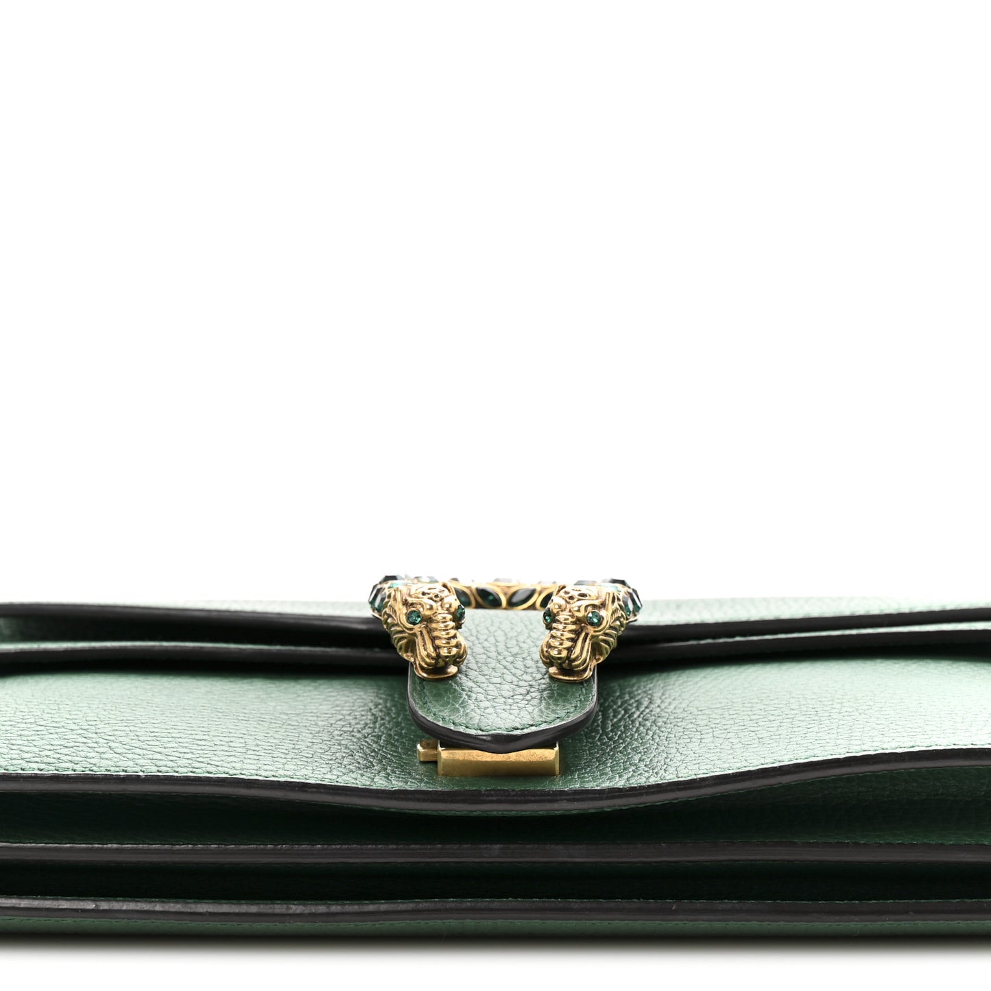 Pebbled Calfskin Small Dionysus Shoulder Bag Emerald