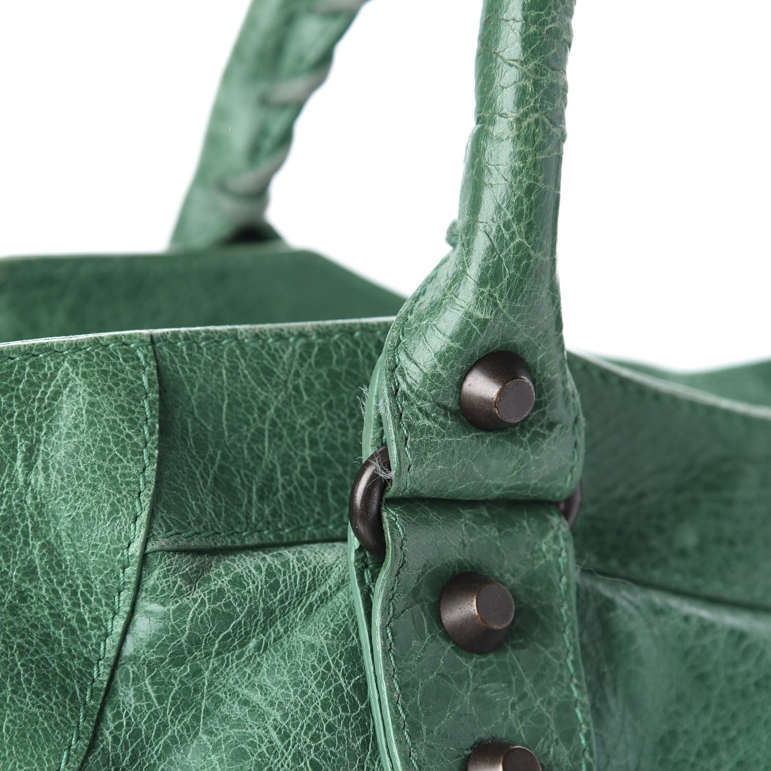 Balenciaga Agneau Classic Hardware Part Time Vert Sauge 19 of 21