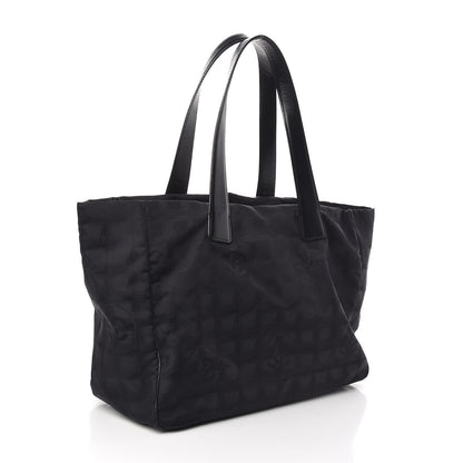 Chanel Nylon Large Travel Tote Black 3 of 9