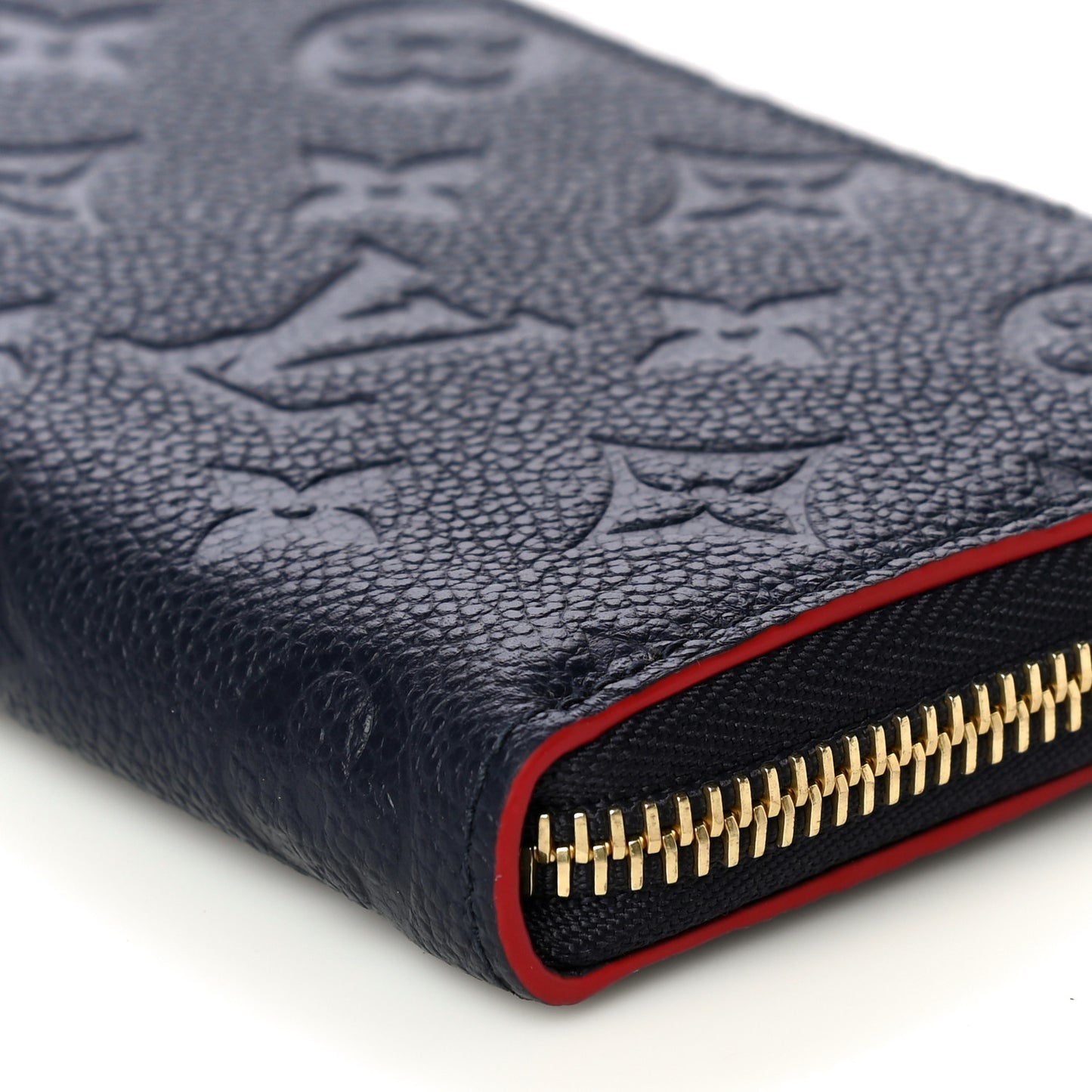 Empreinte Clemence Wallet Marine Rouge