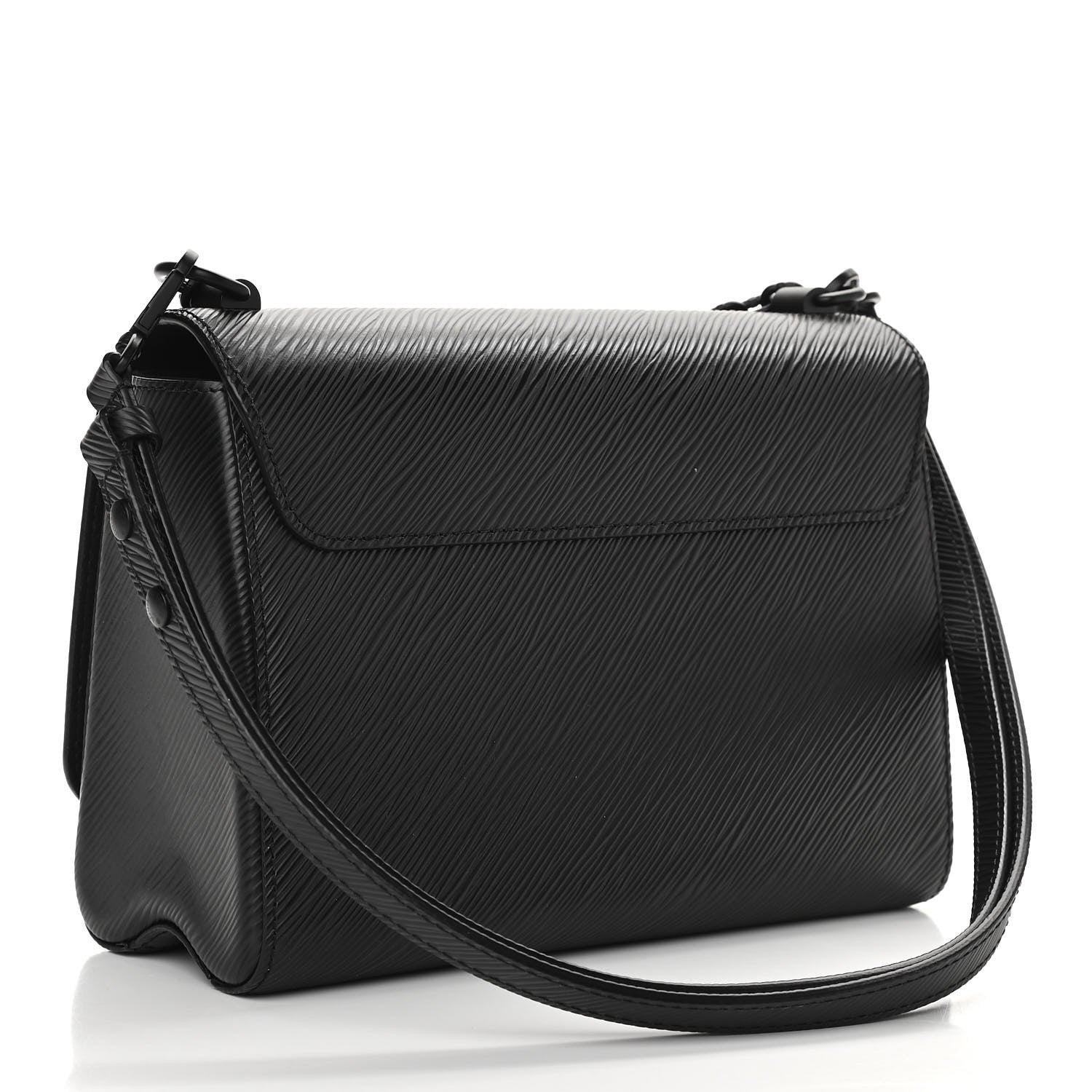 Louis Vuitton Epi Twist Shoulder Bag MM Matte Black 3 of 12
