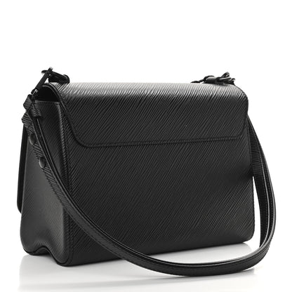 Louis Vuitton Epi Twist Shoulder Bag MM Matte Black 3 of 12