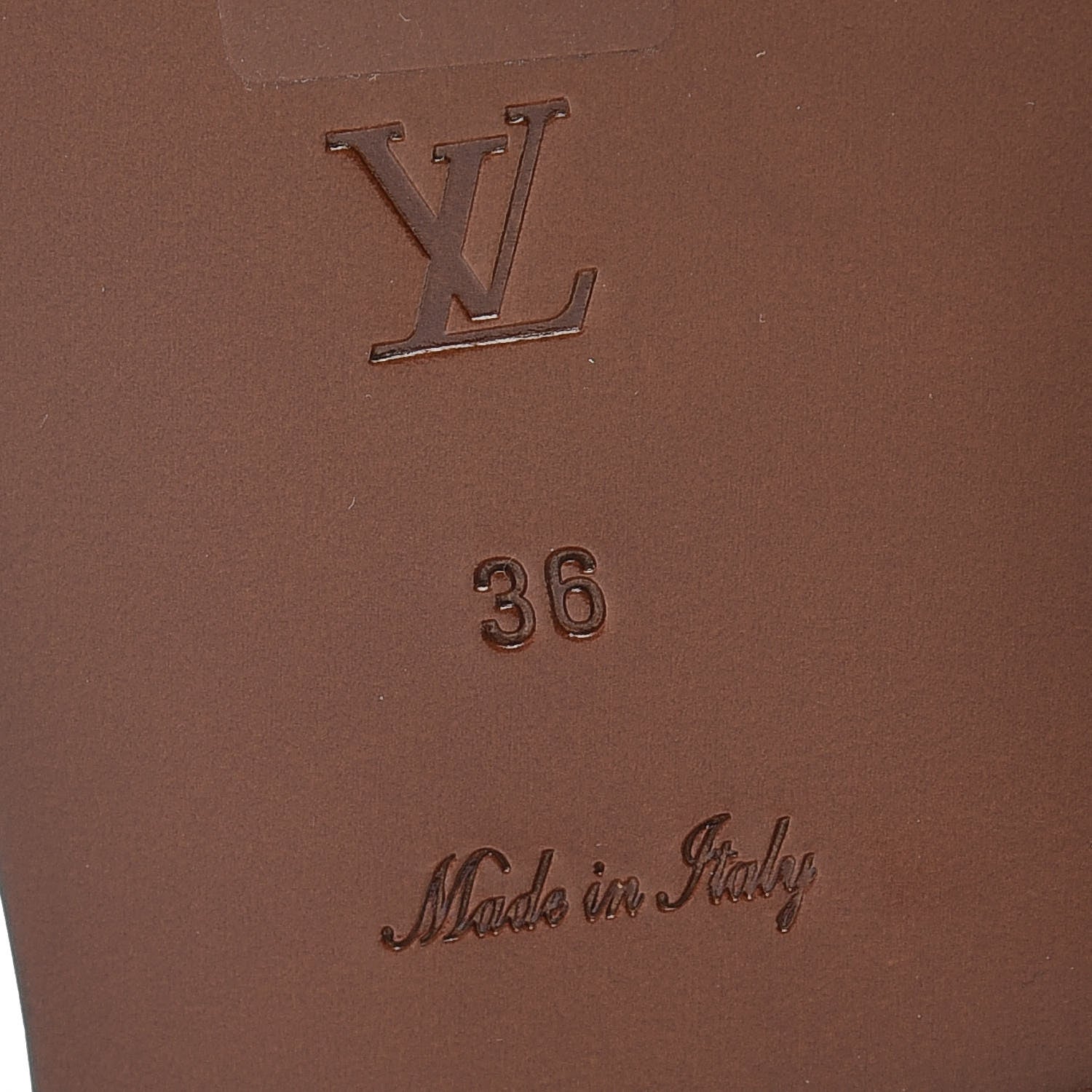 Louis Vuitton Monogram Wayside Flat Sandals 36 Gold 6 of 7