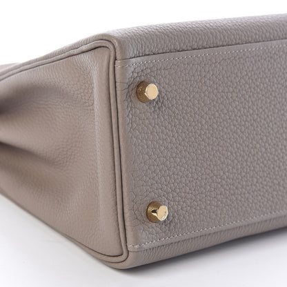 Hermes Togo Kelly Retourne 32 Gris Asphalte 43 of 47