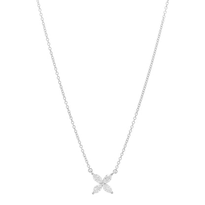 Tiffany Platinum Diamond Small Victoria Necklace 1 of 6