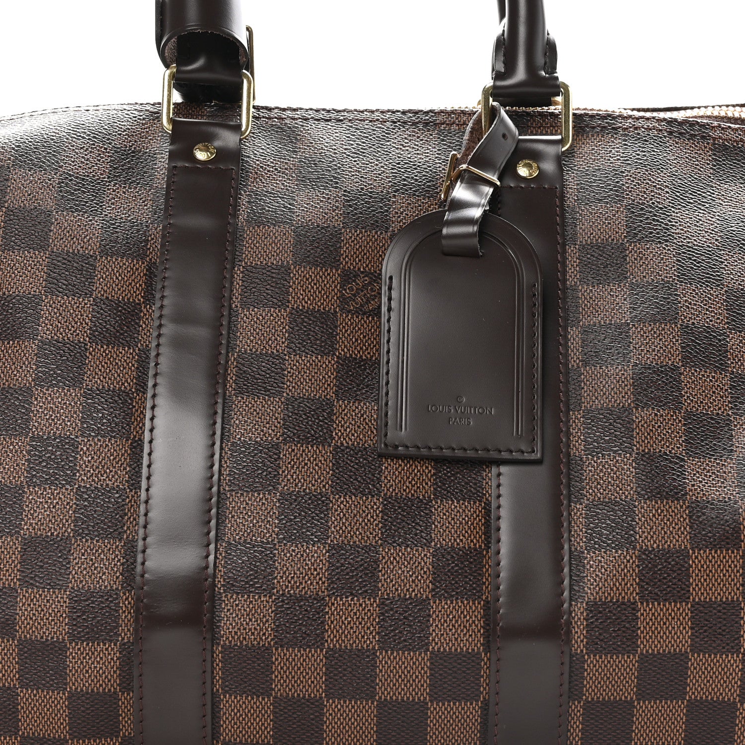 Louis Vuitton Damier Ebene Keepall Bandouliere 45 7 of 11