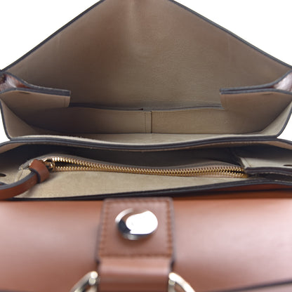 Chloe Suede Calfskin Medium Faye Shoulder Bag Tobacco 5 of 14