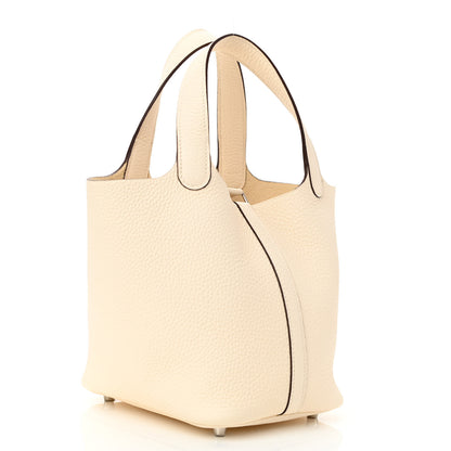 Hermes Taurillon Clemence Picotin Lock 18 PM Nata 3 of 9