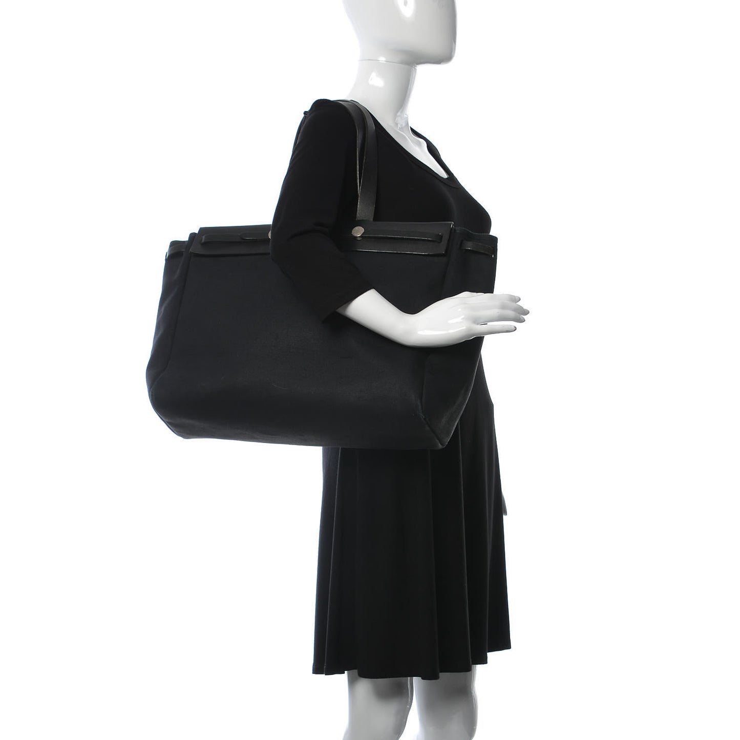 Toile Vache Hunter Herbag Cabas MM Black