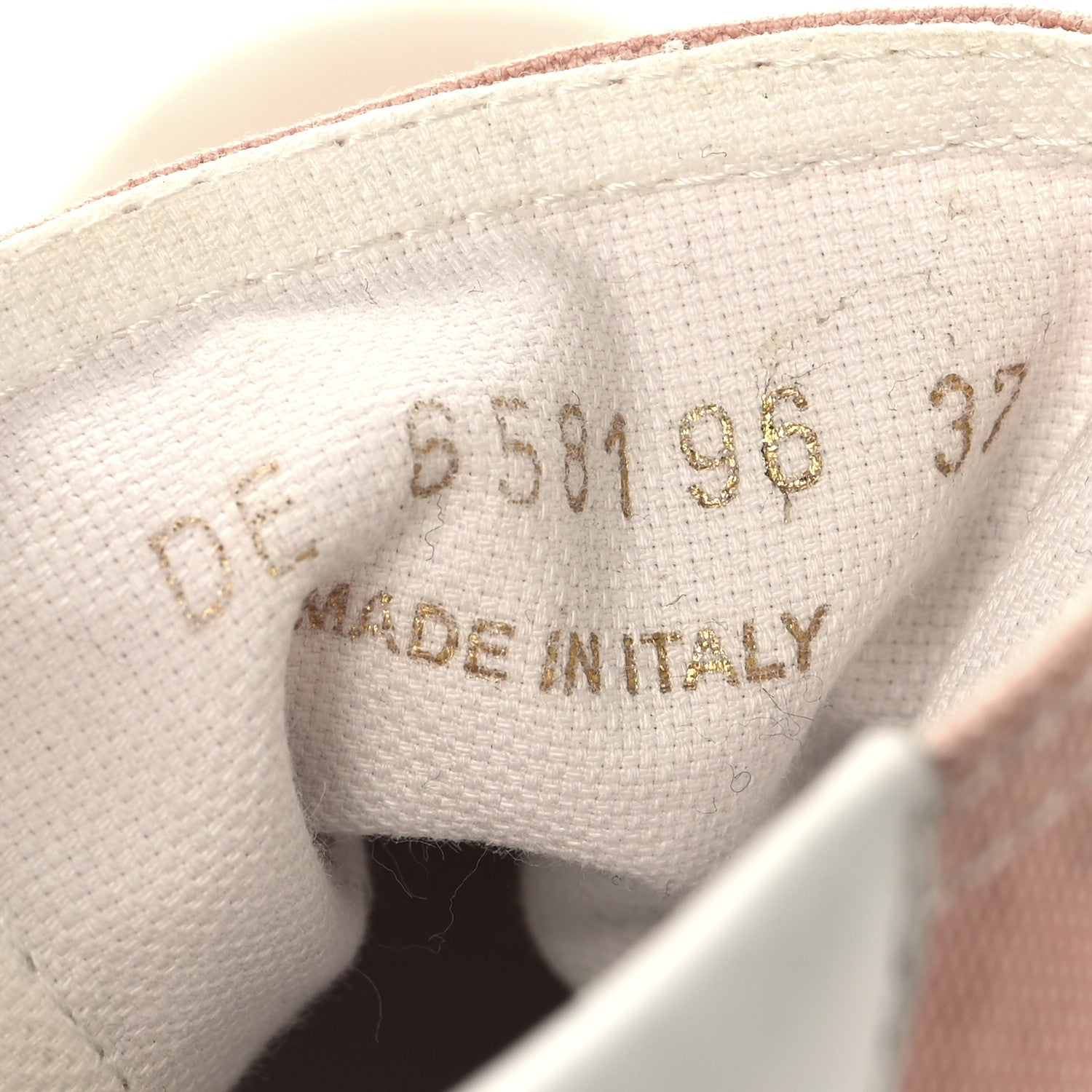 Saint Laurent Canvas Womens Malibu High Top Sneakers 37 Ballet Pink 7 of 8