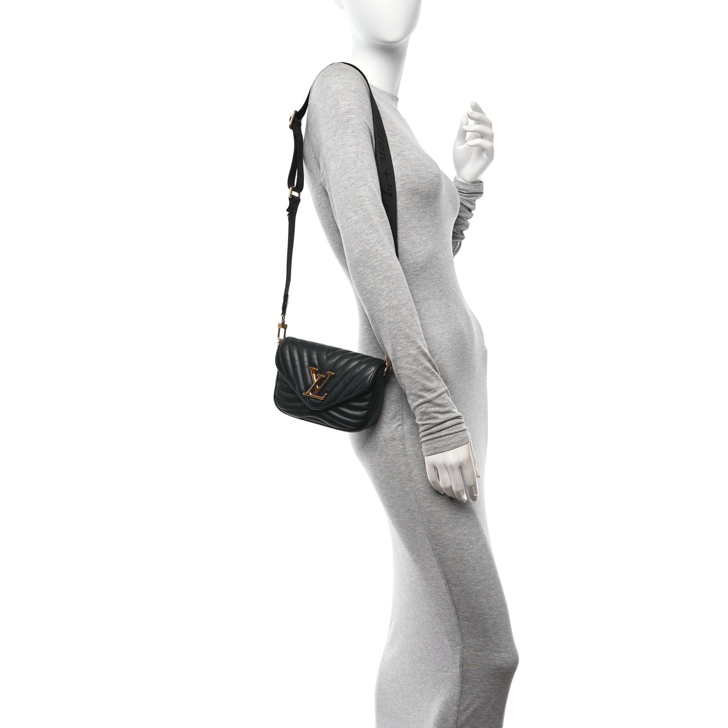 Calfskin New Wave Multi Pochette Black