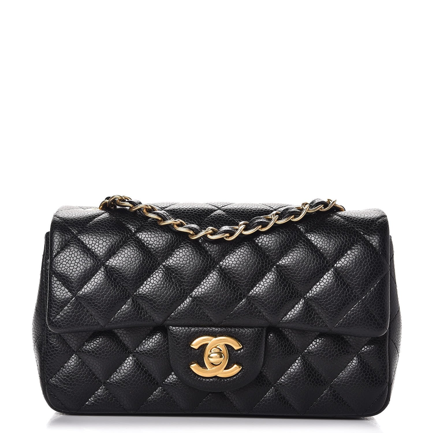 Chanel Caviar Quilted Mini Rectangular Flap Black 1 of 8