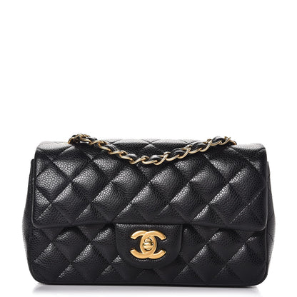 Chanel Caviar Quilted Mini Rectangular Flap Black 1 of 8
