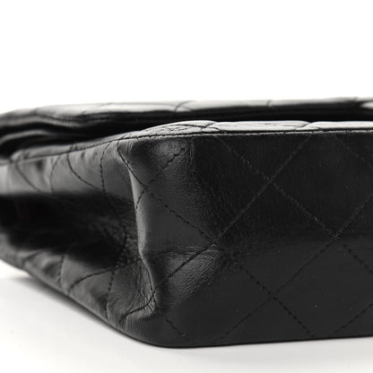 Chanel Lambskin Quilted Medium Double Flap Black 9 of 14
