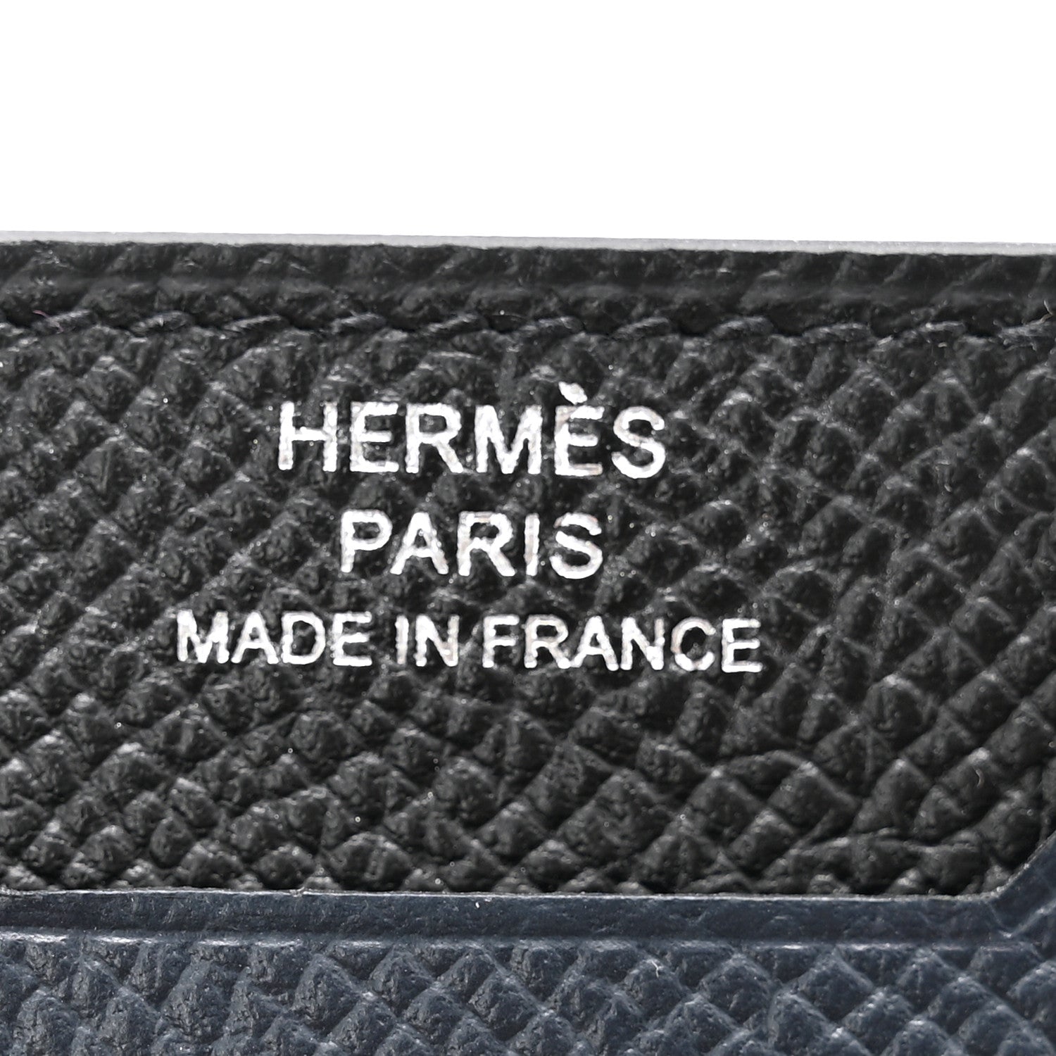 Hermes Epsom City 3CC Card Holder Black Bleu Nuit 6 of 8