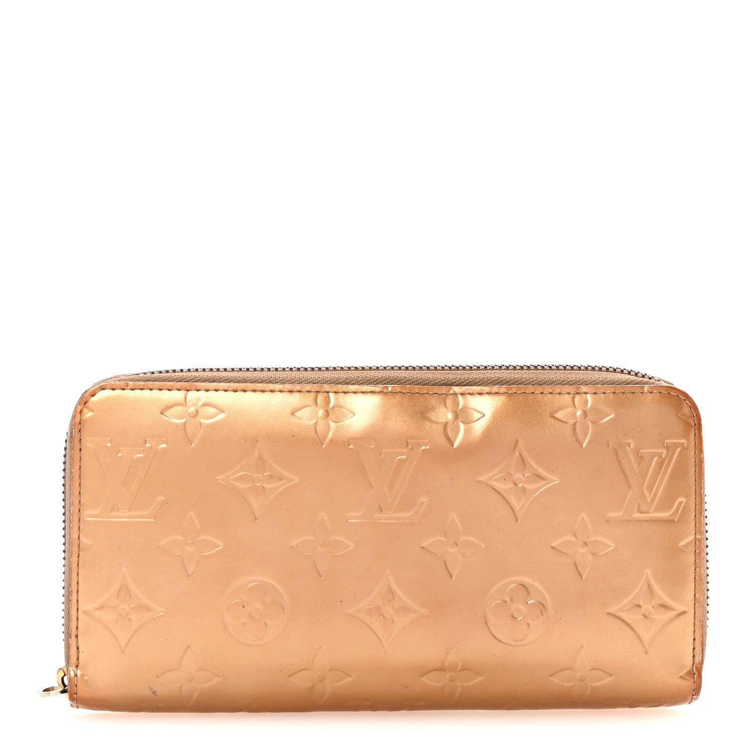 Louis Vuitton Vernis Zippy Wallet Beige Poudre 1 of 7