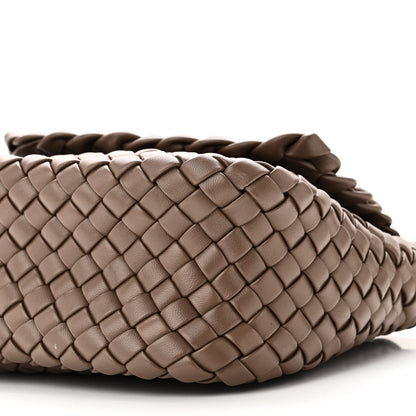 Bottega Veneta Nappa Intreccio Mini Cobble Shoulder Bag Taupe Grey 9 of 9