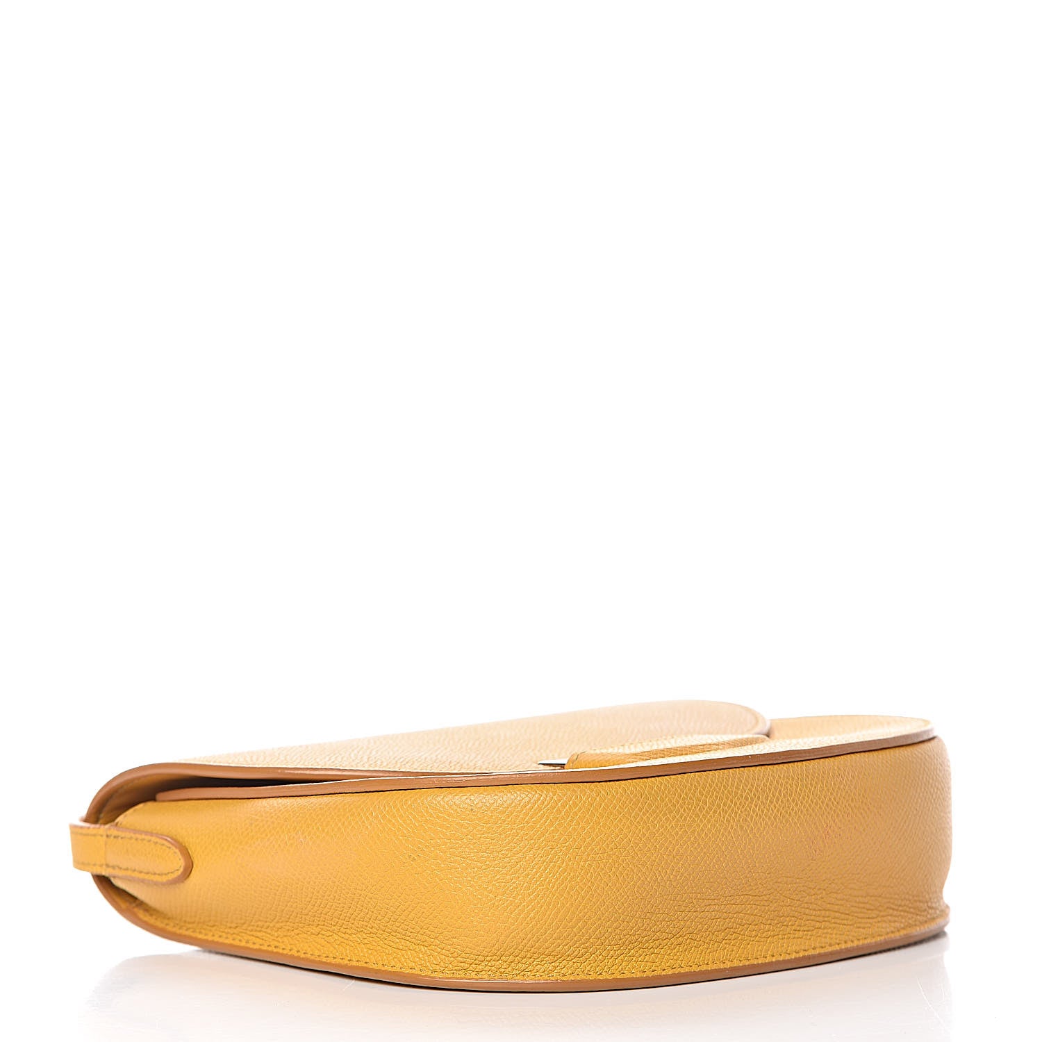 Celine Baby Grained Calfskin Small Trotteur Saffron 4 of 12
