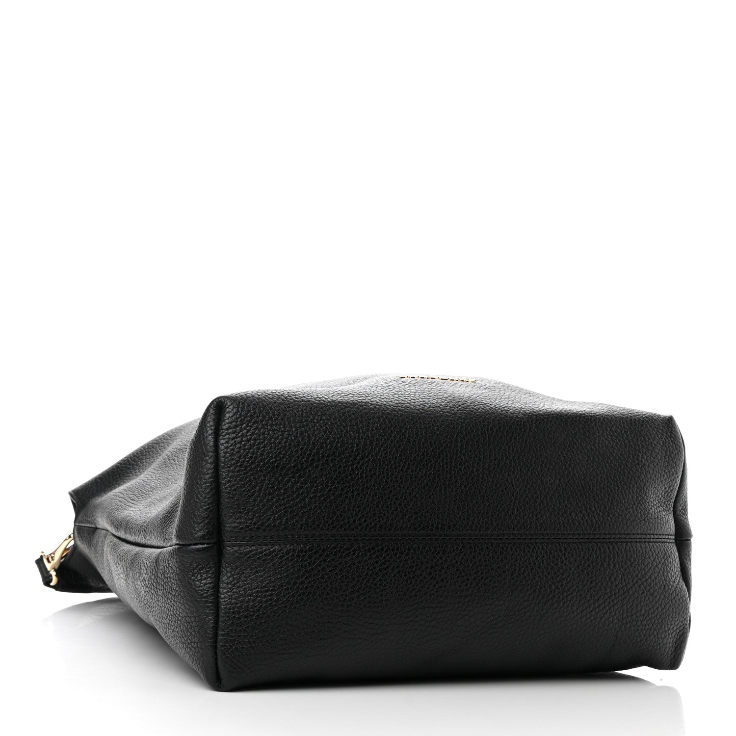 Burberry Grainy Calfskin Medium Cale Hobo Black 4 of 15
