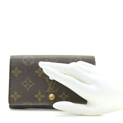 Louis Vuitton Monogram Porte-Monnaie Billets Tresor Wallet 2 of 12