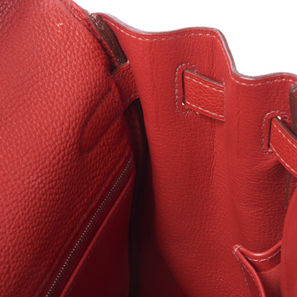 Hermes Togo Kelly Retourne 32 Rouge Casaque 19 of 32
