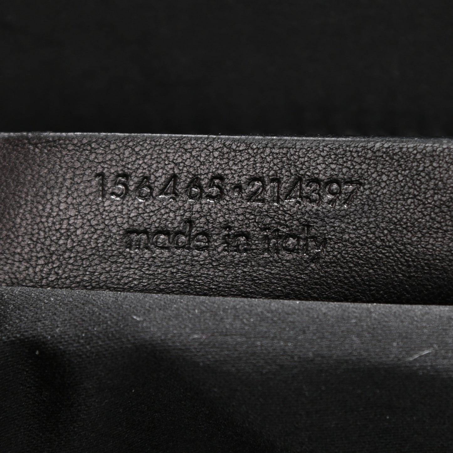 Textured Patent Calfskin Medium Muse Black