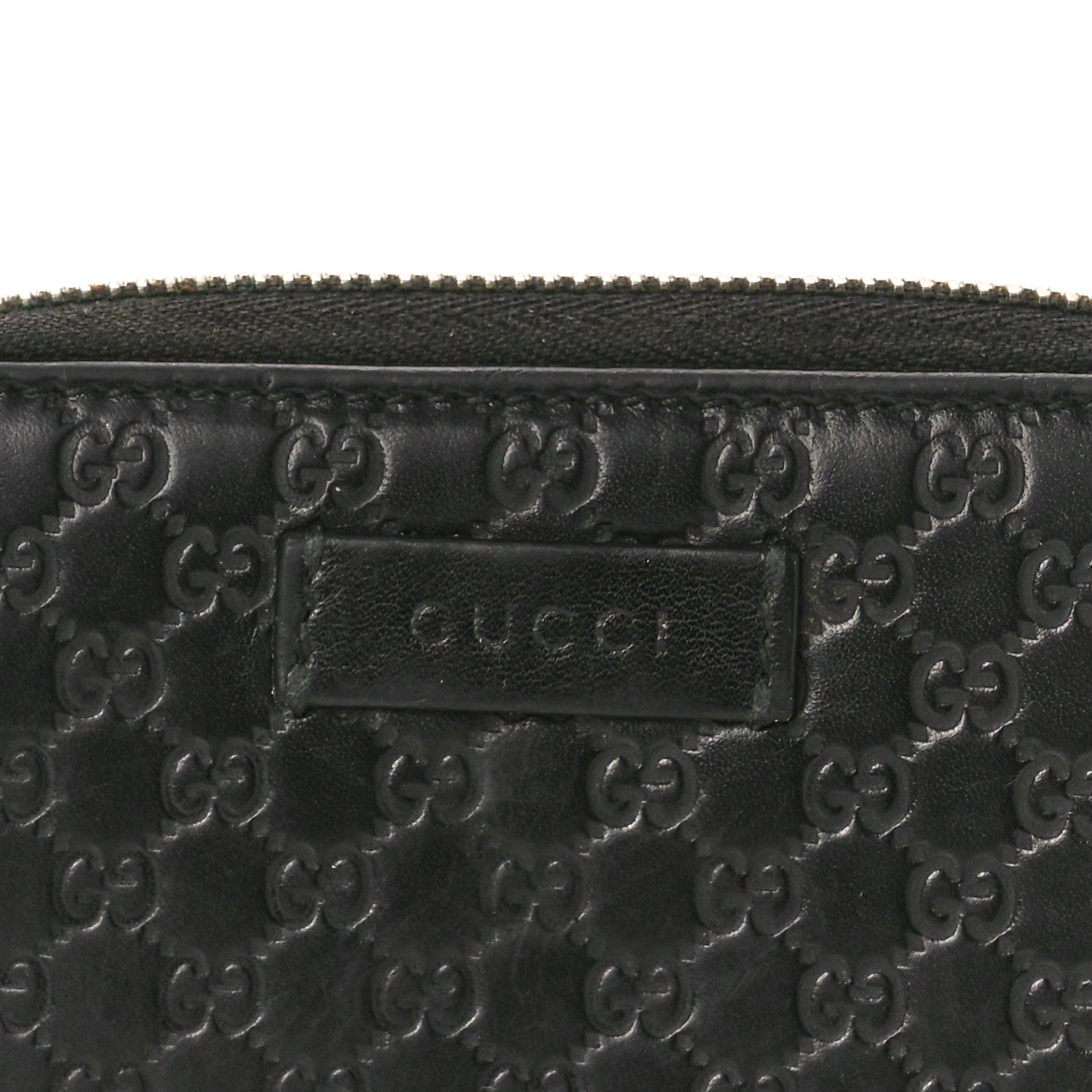 Gucci Microguccissima Zip Around Card Case Black 7 of 9