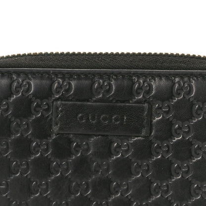 Gucci Microguccissima Zip Around Card Case Black 7 of 9
