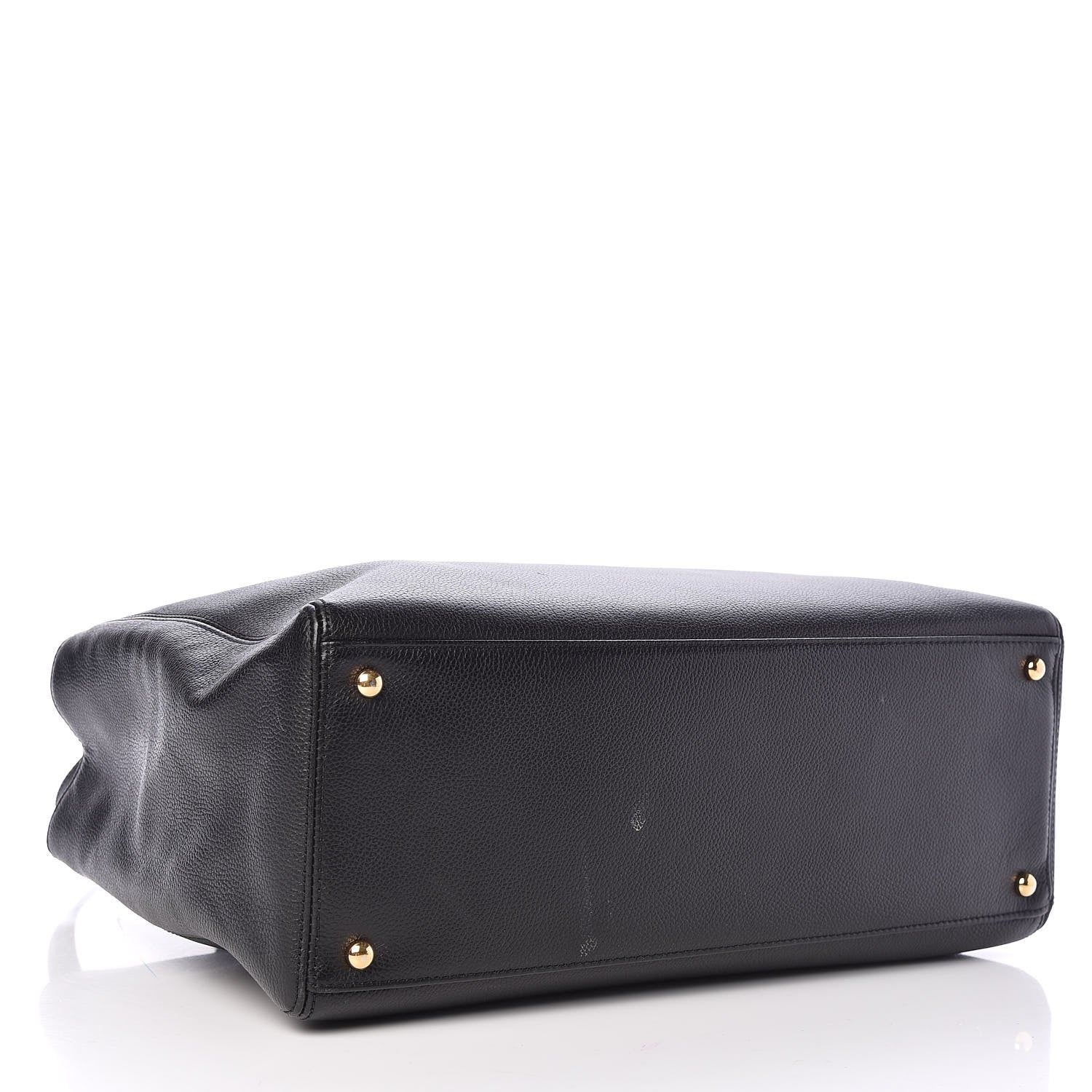 Chanel Calfskin Cerf Shopper Tote Black 4 of 11