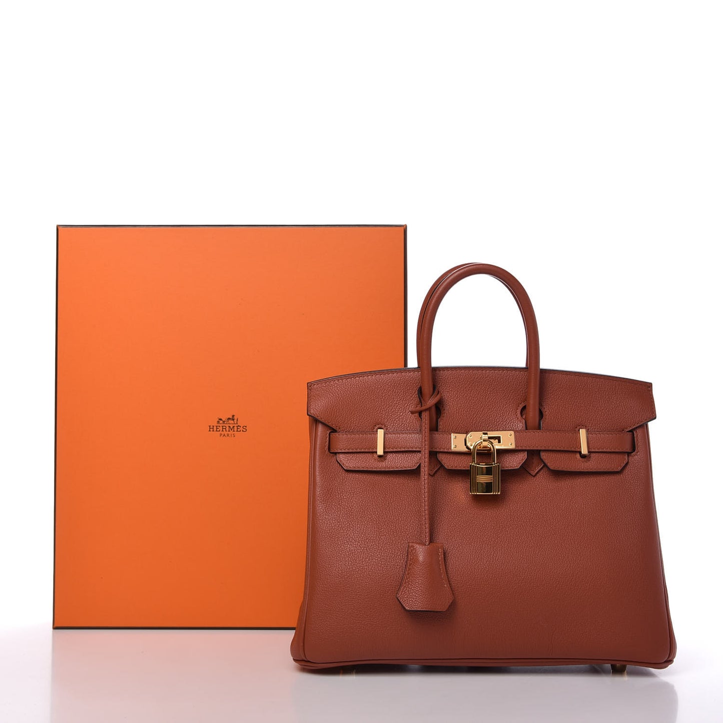 Taurillon Novillo Birkin 25 Cuivre