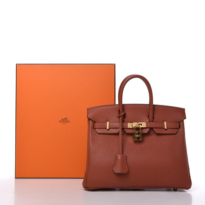Hermes Taurillon Novillo Birkin 25 Cuivre 11 of 11